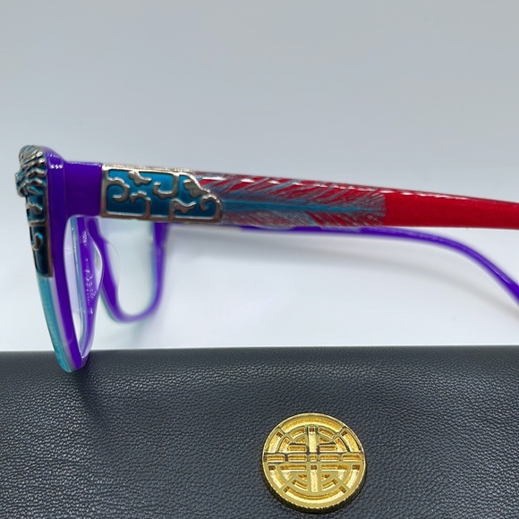 NWOT. Coco Song women’s Optical frames. Turquoise, red, and purple frames. - Picture 4 of 6
